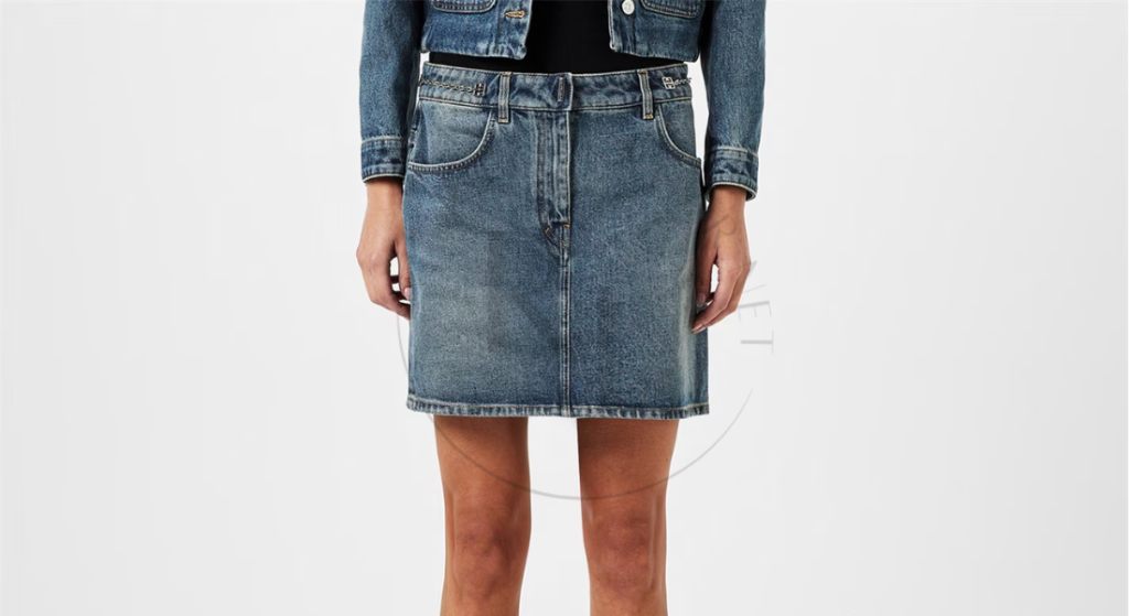 Givenchy Women's Denim Mini Skirt