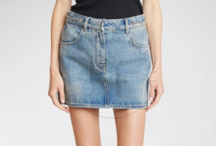 Givenchy Women's Denim Mini Skirt